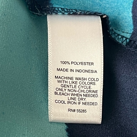 Express Vtg Y2k Striped Tunic Blouse Party Club Nautical Preppy Retro L - Picture 7 of 9